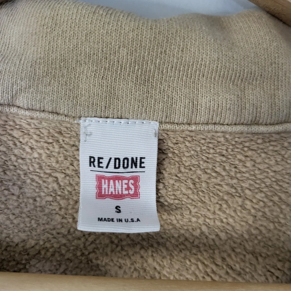Re/Done x Hanes Classic 70s Half Zip - Picture 5 of 9